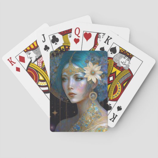 Goddess Fantasy Art-speelkaarten Pokerkaarten (Achterkant)