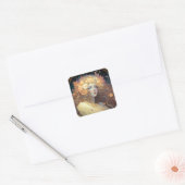 Goddess Fantasy Art Square Sticker (Envelop)