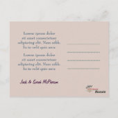 Goddess Flower Bedankt Briefkaart (Achterkant)