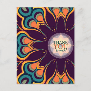 Goddess Flower Bedankt Briefkaart