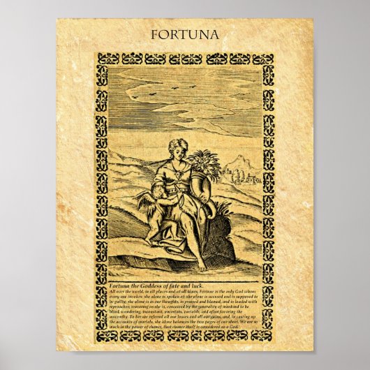 GODDESS FORTUNA POSTER (Voorkant)