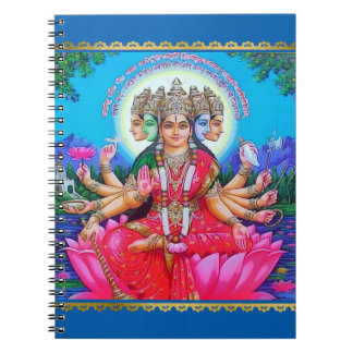 Goddess Gayatri Devi Deity Notitieboek