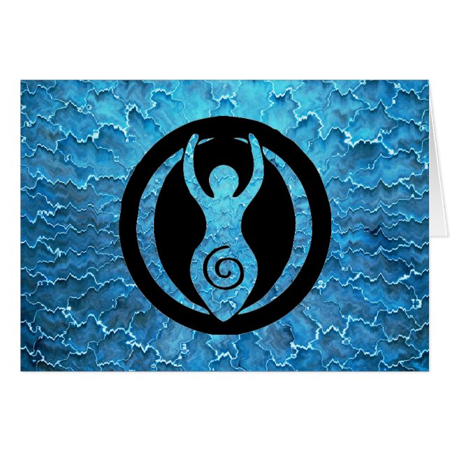 Goddess Greating Kaart (Voorkant Horizontaal)