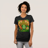 Goddess Green Tara's Face T-Shirt (Voorkant volledig)