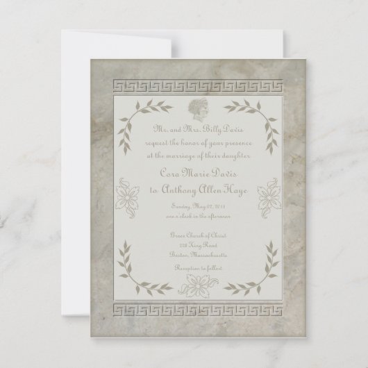 Goddess Juno Latijnse term samen door het leven Kaart (Voorkant)