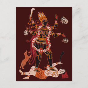 Goddess Kali briefkaarten