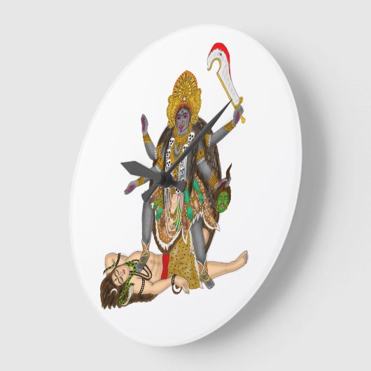Goddess Kali Clock Grote Klok (Hoek)