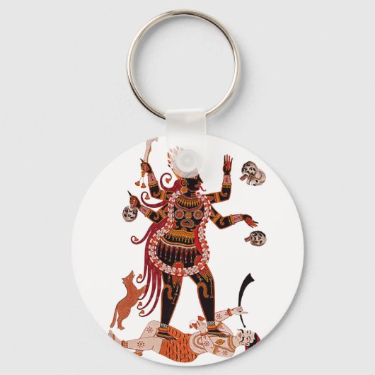 Goddess Kali Sleutelhanger (Voorkant)