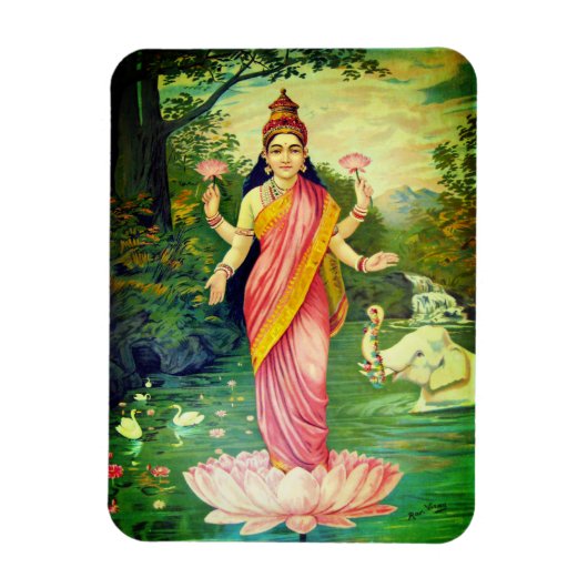 Goddess Lakshmi Magneet (Verticaal)