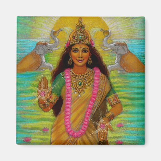 Goddess Lakshmi Magneet (Voorkant)
