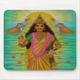 Goddess Lakshmi Mousepad Muismat
