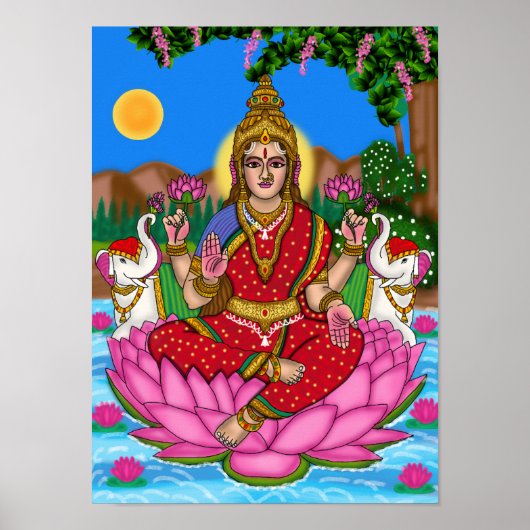 Goddess Lakshmi Poster (Devant)