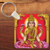 Goddess Lakshmi Sleutelhanger (Voorkant)