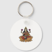 Goddess Laxmi Sleutelhanger (Achterkant)