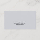 Goddess Luna Blue Watermark Visitekaartje (Achterkant)