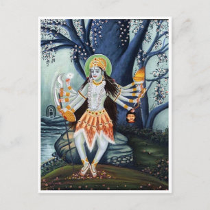 GODDESS MA KALI BEAUTIFUME POEM BRIEFKAART