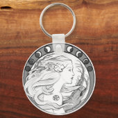 Goddess Nouveau Sleutelhanger (Voorkant)