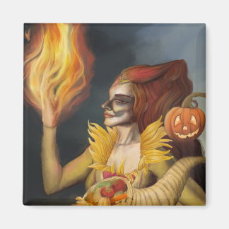 Goddess of Autumn Magneet