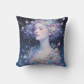 “Goddess of Light – Soft Bloom Pillow” Kussen