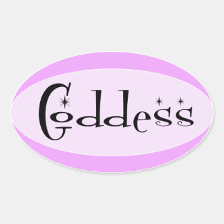 Goddess Ovale Sticker