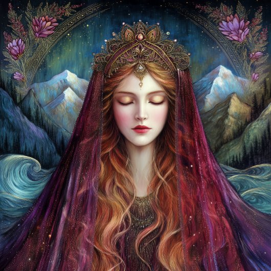 Goddess Queen Fantasy Art Poster