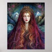 Goddess Queen Fantasy Art Poster (Voorkant)
