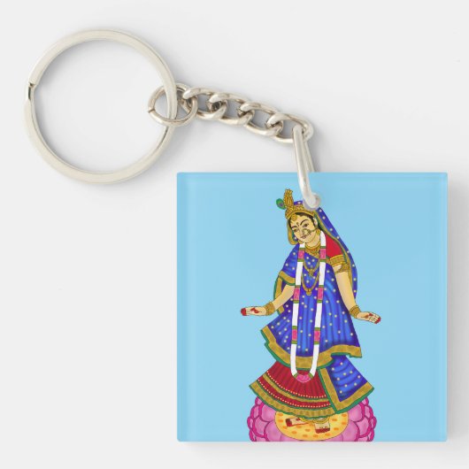 Goddess Radha Keychain (voorkant)