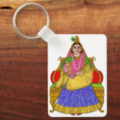 Goddess Radha Keychain (Voorkant)