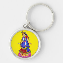 Goddess Radha Keychain