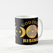 Goddess Rising Mug - Golden Solar Power (Devant droit)