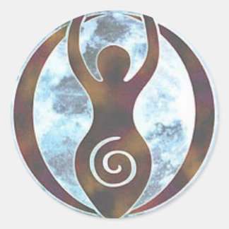 Goddess Ronde Sticker