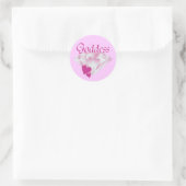 Goddess Ronde Sticker (Tas)