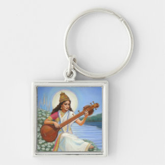 Goddess Sarasvati Sleutelhanger