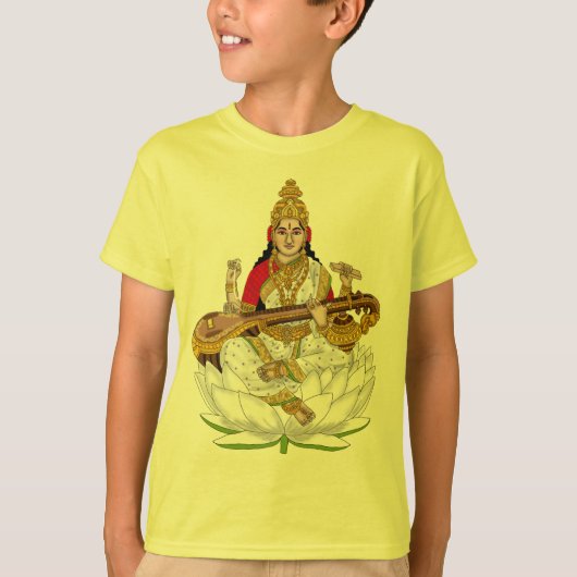 Goddess Saraswati T-Shirts (Devant)
