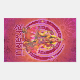 Goddess SHAKTI/LAKSHMI Rechthoekige Sticker