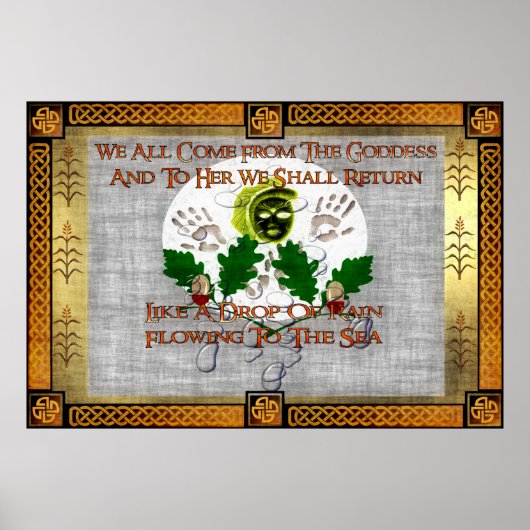 Goddess Song Poster (Voorkant)