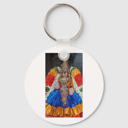 Goddess Sri Ranganayaki Sleutelhanger (Voorkant)