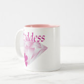 Goddess Tweekleurige Koffiemok (Voorkant links)