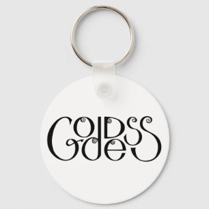 Goddess zwarte Sleutelhanger