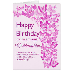 Goddochter Birthday Butterflies