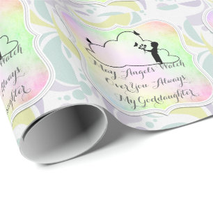 goddochter Child Gift Personalized Cadeaupapier