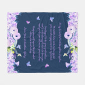 Goddochter Fleece Blanket (Voorkant (Horizontaal))