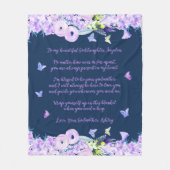 Goddochter Fleece Blanket Deken (Voorkant)