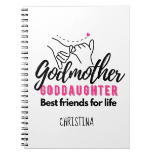 Goddochter Gift - Godmoeder Beste vrienden voor he Notitieboek