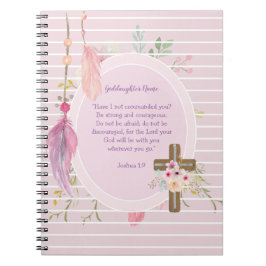 Goddochter Gift Motivatie Words Personalized Notitieboek