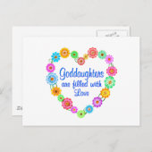 Goddochter Love Briefkaart (Voorkant / Achterkant)
