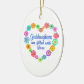 Goddochter Love Keramisch Ornament (Links)