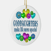 Goddochters meer speciaal keramisch ornament (Rechts)