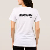 GODDOMAZA OOST. 1985 PT. 2 VROUWEN WIT T-SHIRT (Achterkant)