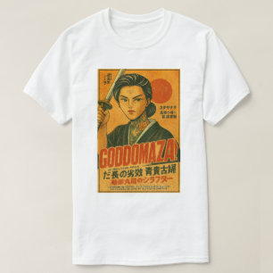 GODDOMAZA SAMURAI FILM POSTER 4 T-shirt
